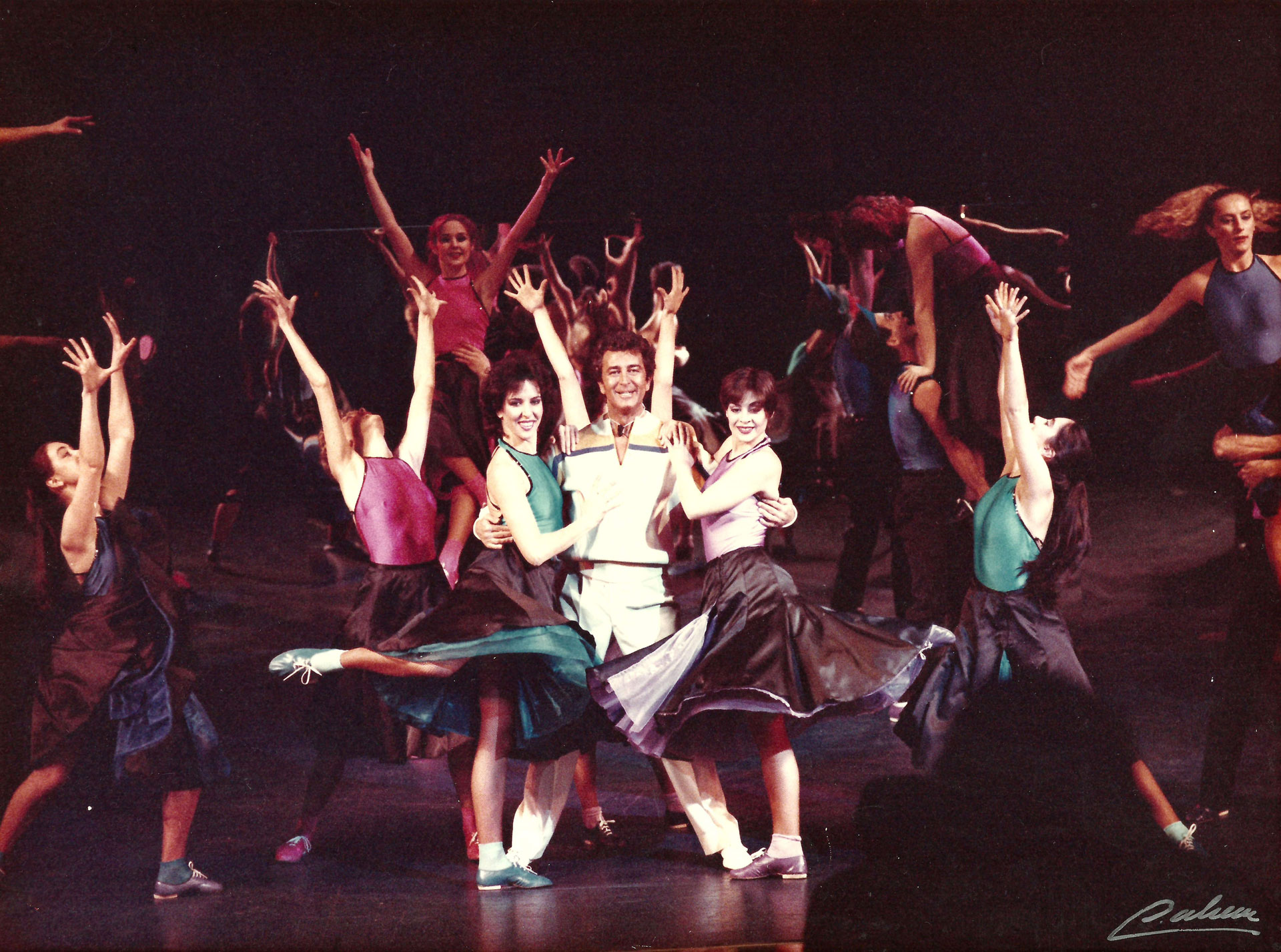 Francisco Valladares con el ballet