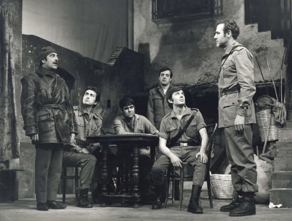 Con Lorenzo Ramírez, Enrique Navarro, Mauricio Lapeña y Manuel Torremocha