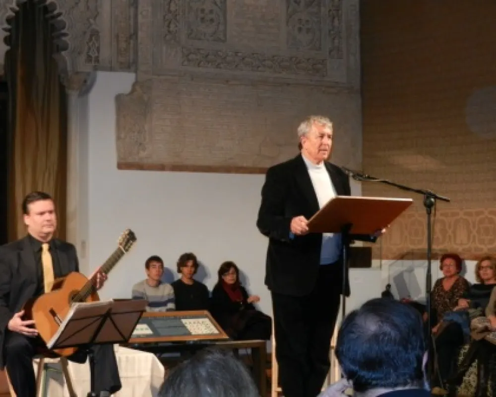Recital en la Sinagoga del Tránsito - Toledo. Con Agustín Maruri