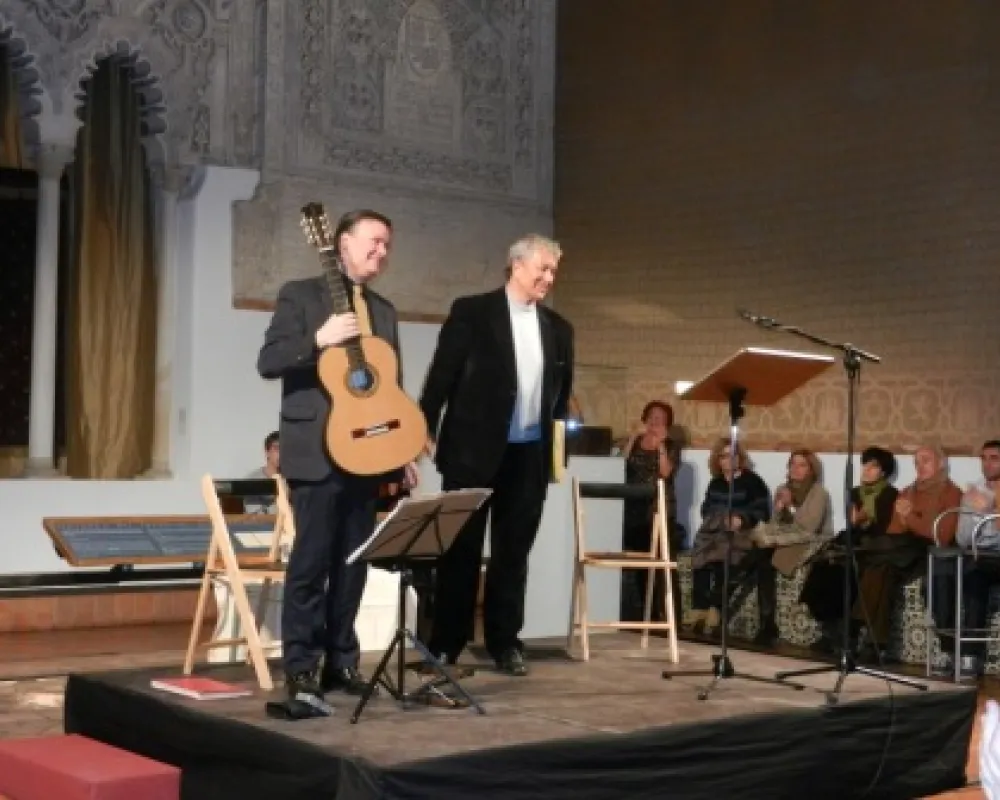 Recital en la Sinagoga del Tránsito - Toledo. Con Agustín Maruri