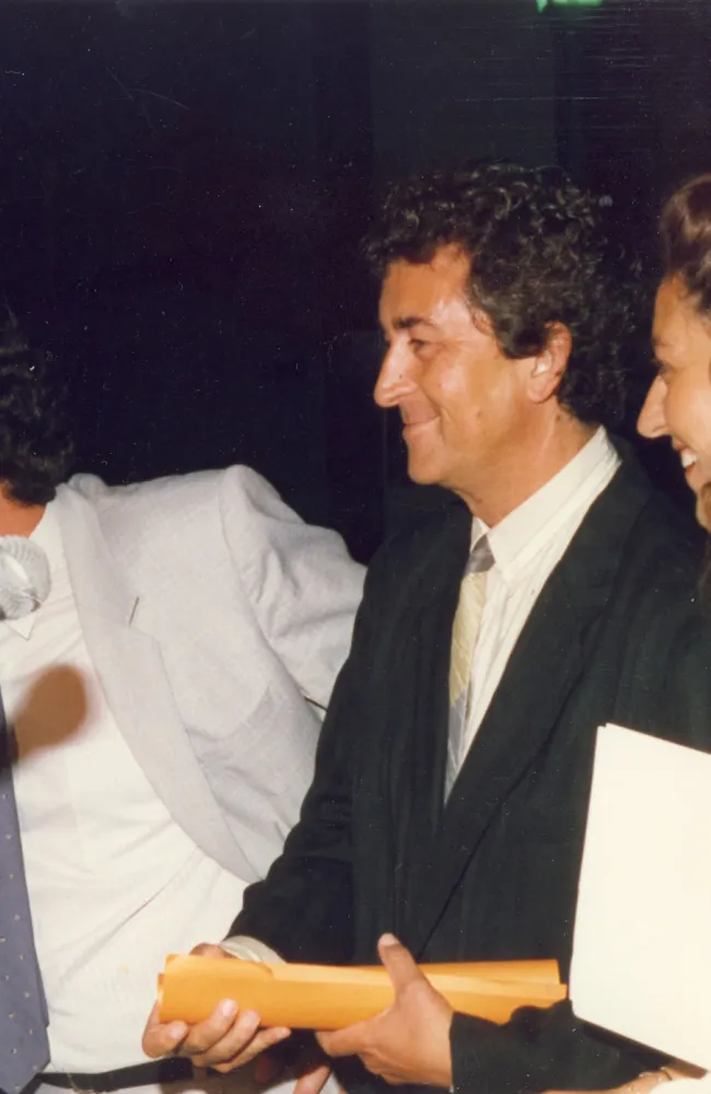 Concha Velasco, el alcade José Suárez Cuesta, Francisco Valladares
