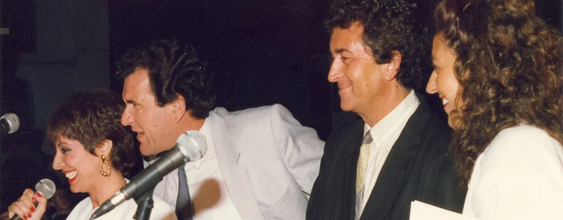 Concha Velasco, el alcade José Suárez Cuesta, Francisco Valladares